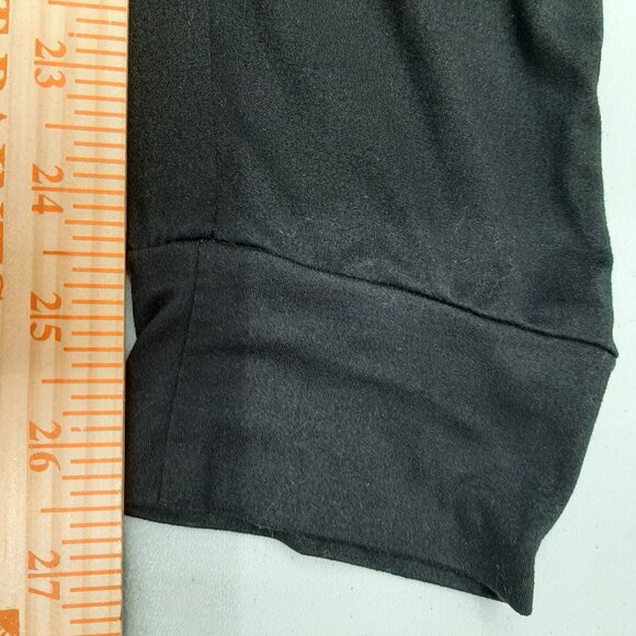 Tahari Womens Relaxed Fit Elastic Waistband Drawstring Jogger Black Size Small - Picture 6 of 9